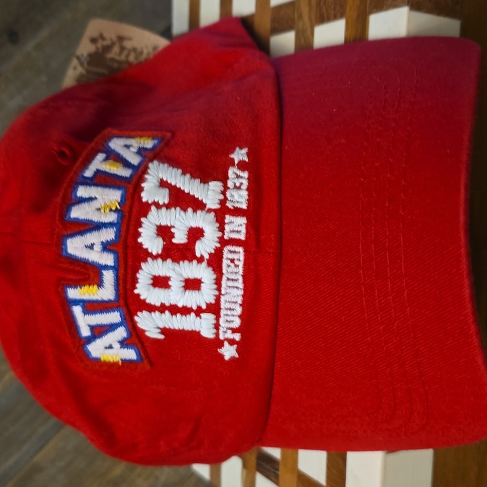 Atlanta 1837 Red Embroidered Women's Cap